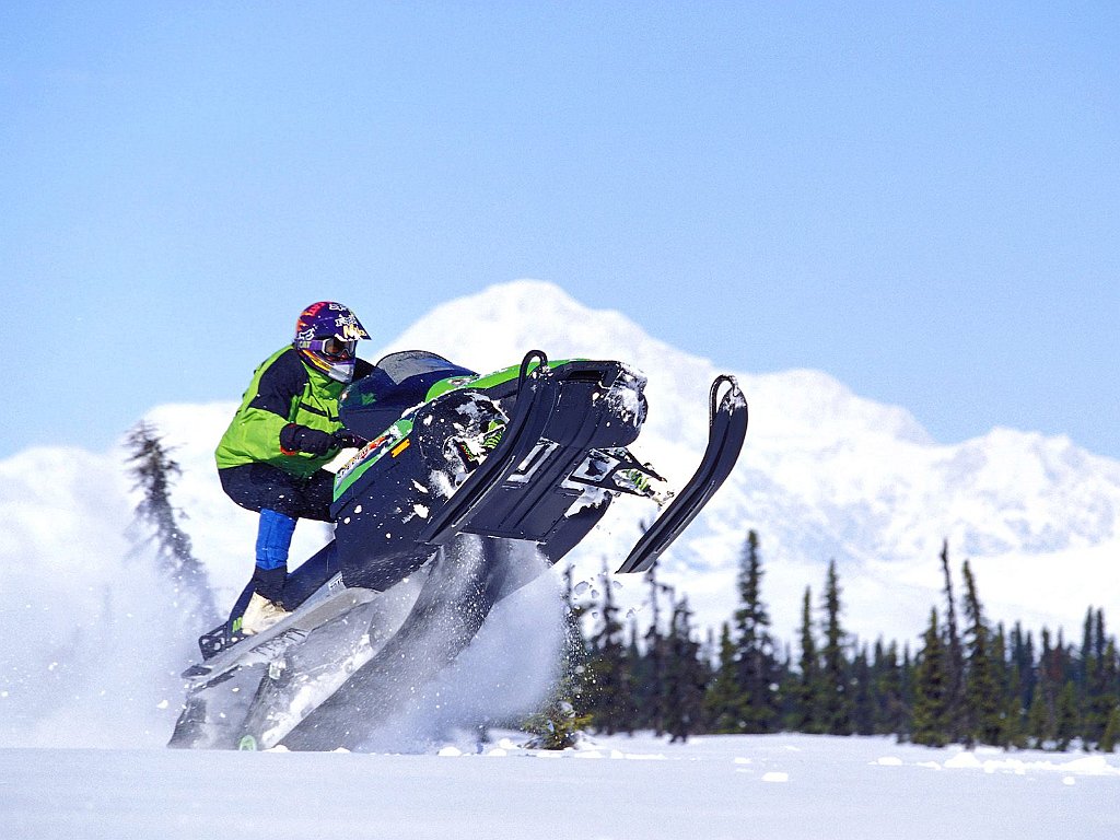 Extreme Snowmobile, Mount McKinley, Alaska